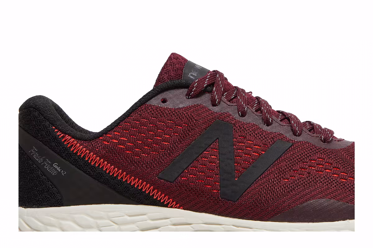 New Balance Fresh Foam Gobi v2 Trail 2E Wide Oxblood Gum, view 3