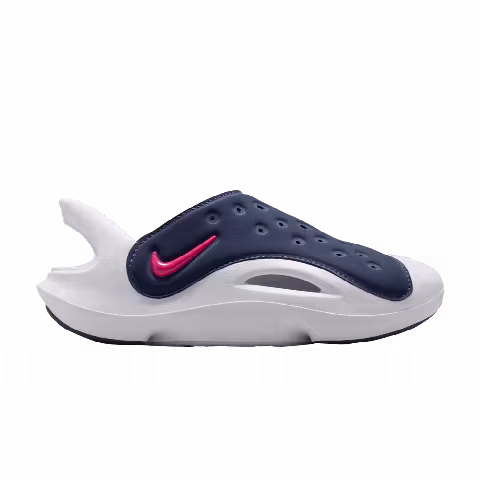 Nike Aqua Swoosh Sandal PS 'Midnight Navy Rush Pink'
