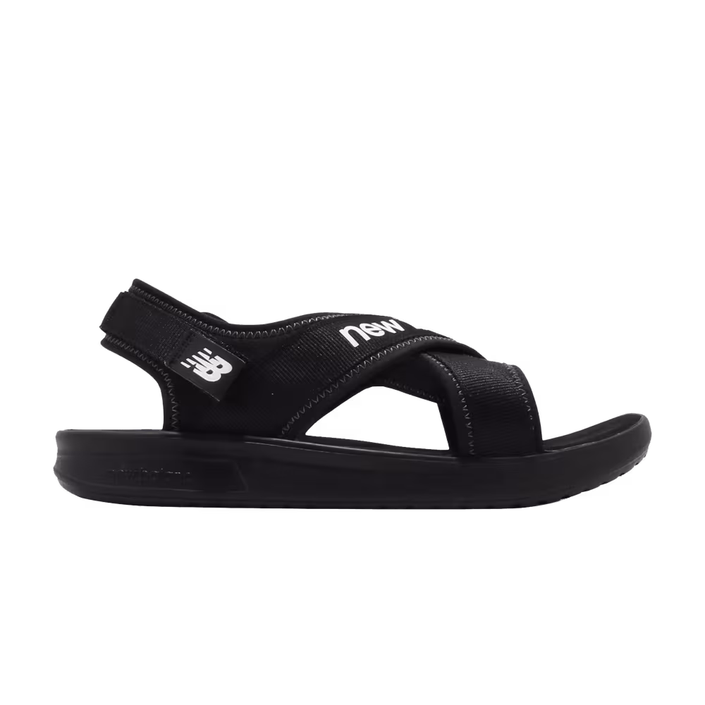 New Balance 650 Sandal Kids Black White