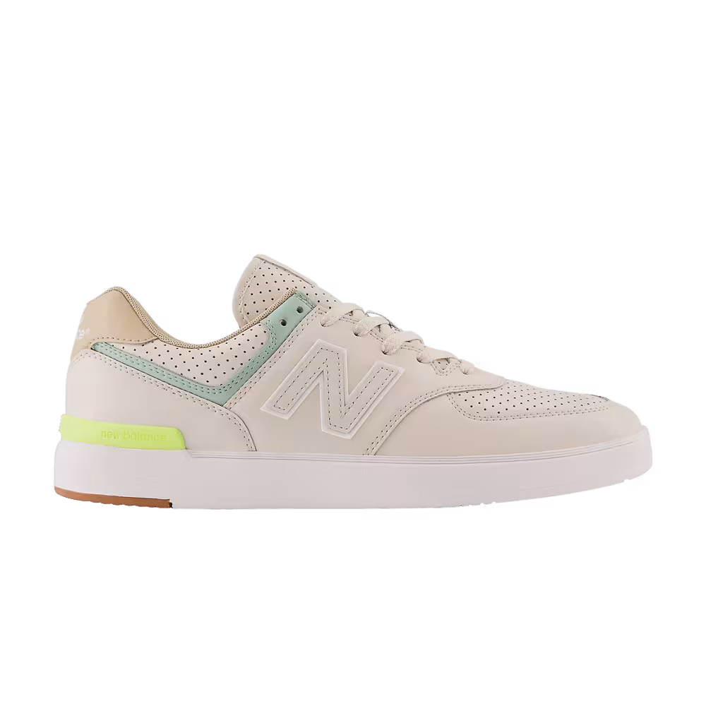 New Balance 574 Court Beige Lime