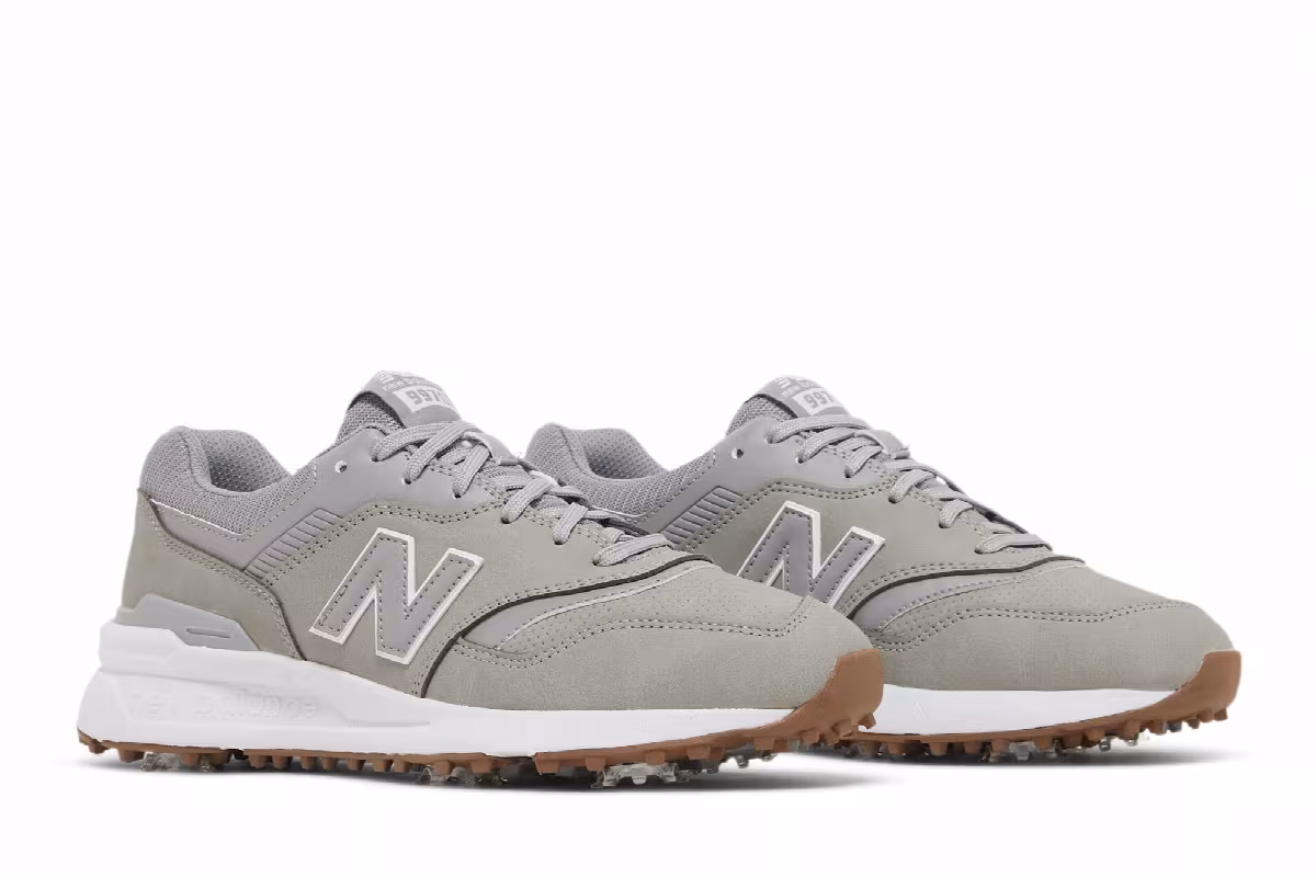 New Balance 997 Golf Grey White Gum, view 9