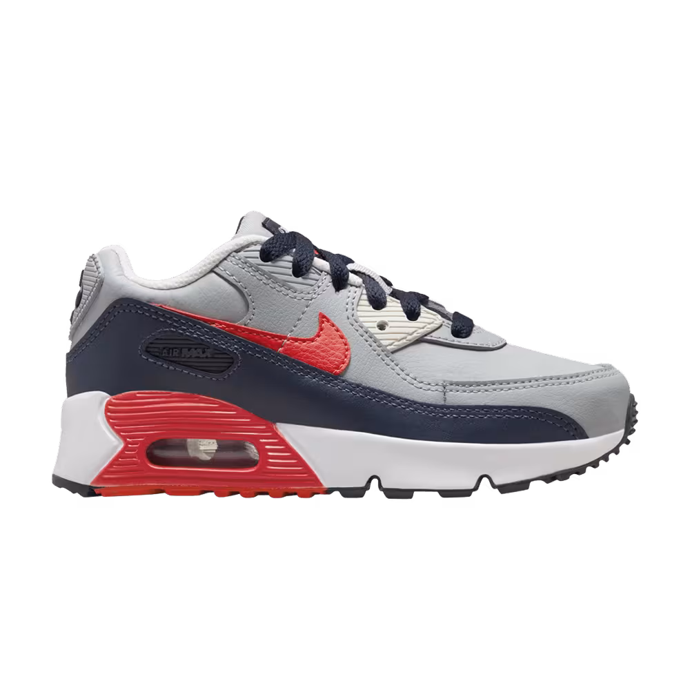 Nike Air Max 90 Leather PS Light Smoke Bright Crimson