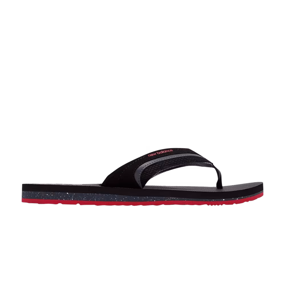 New Balance Brighton Thong Black Red