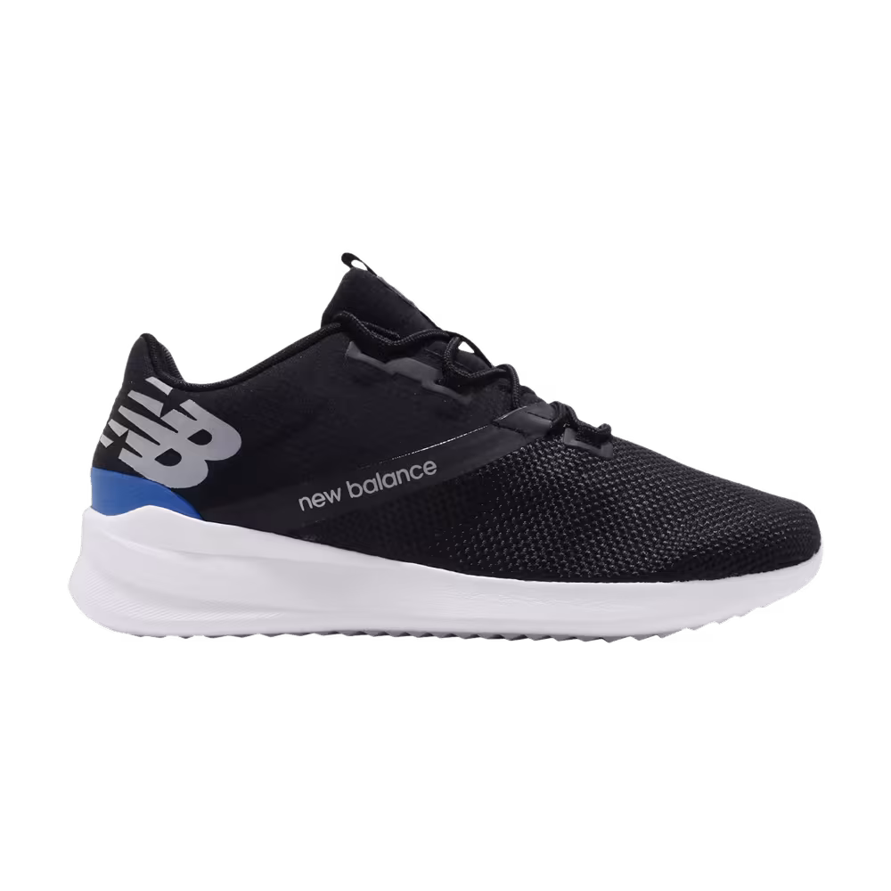 New Balance Cush+ District Run Extra Wide Black White Blue