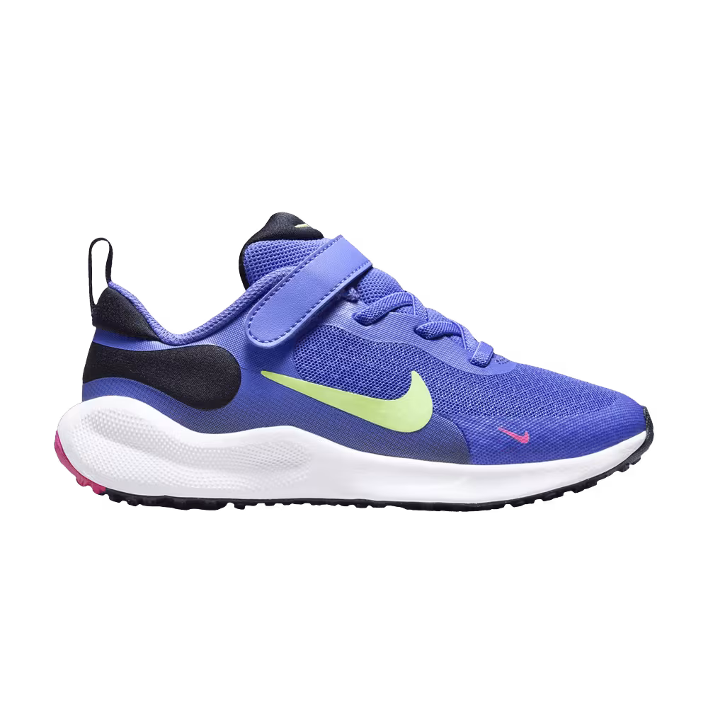 Nike Revolution 7 PS Ultramarine Lime Blast