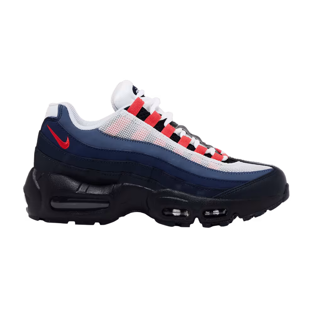 Nike Air Max 95 Recraft GS Dark Obsidian Track Red