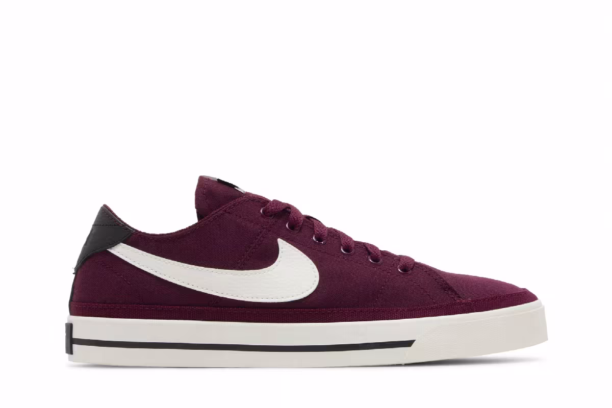 Nike Court Legacy Canvas Dark Beetroot, view 2