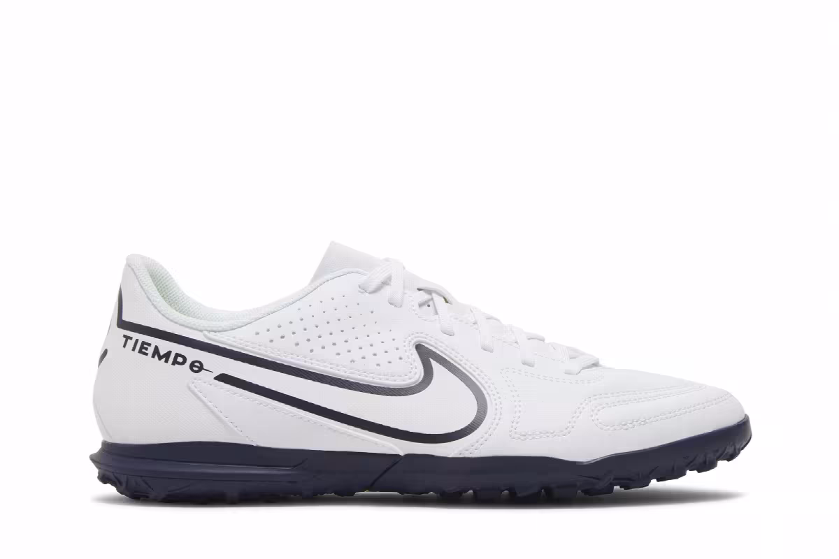 Nike Tiempo Legend 9 Club TF White Blackened Blue, view 2