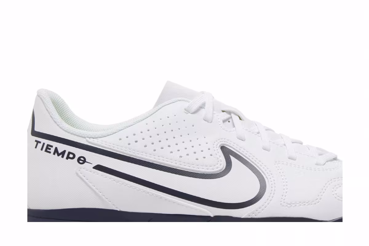 Nike Tiempo Legend 9 Club TF White Blackened Blue, view 3