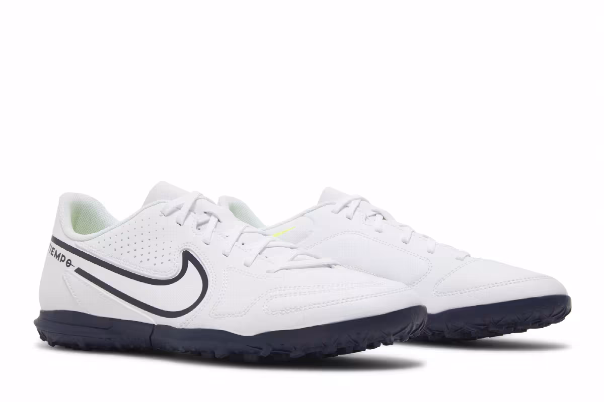 Nike Tiempo Legend 9 Club TF White Blackened Blue, view 9