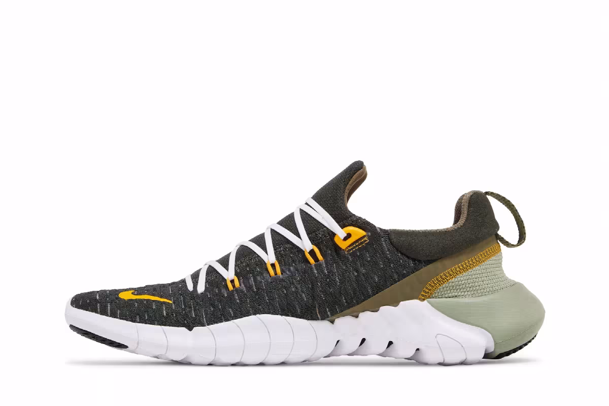 Nike Free Run 5.0 Next Nature Sequoia University Gold, view 4