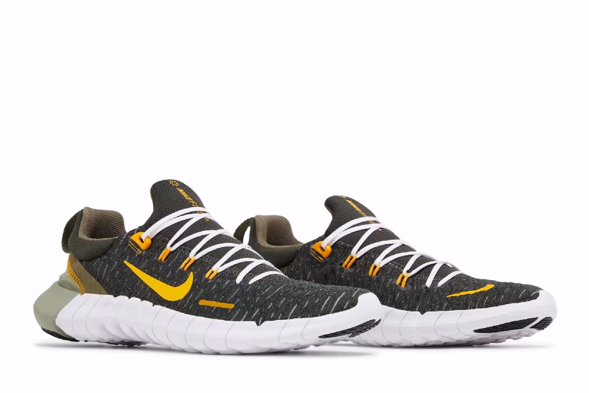 Nike Free Run 5.0 Next Nature Sequoia University Gold, view 9