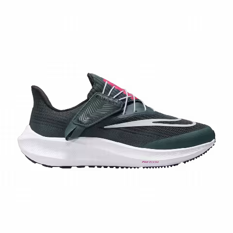 Nike Wmns Air Zoom Pegasus 39 FlyEase Wide 'Deep Jungle Metallic Silver'