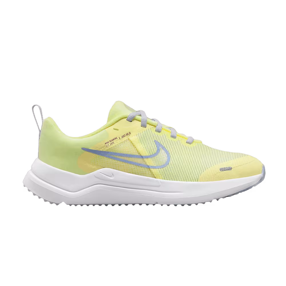 Nike Downshifter 12 GS Citron Tint Cobalt Bliss