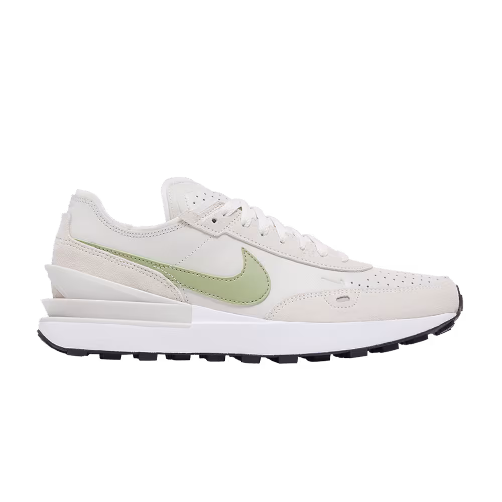 Nike Waffle One Leather Light Bone Oil Green