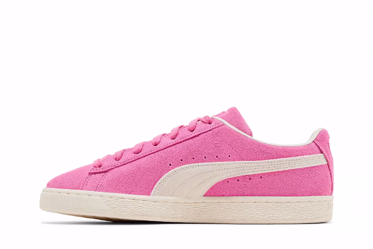 Puma Suede Neon - Poison Pink, view 4