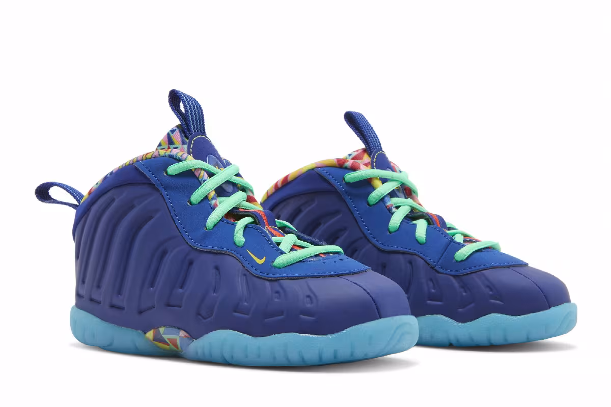 Nike Little Posite One TD Kaleidoscope, view 9