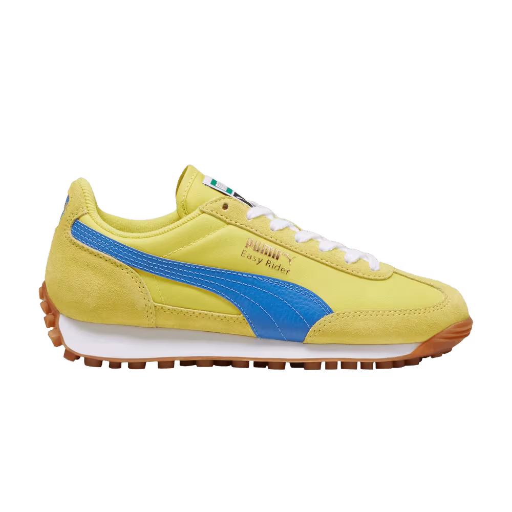 Puma Easy Rider Vintage Big Kid Speed Yellow Bluemazing