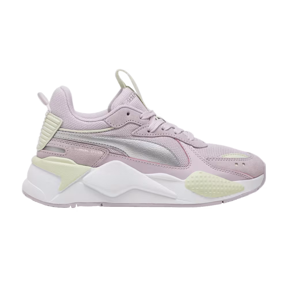 Puma RS-X Metallic Big Kid Grape Mist Silver