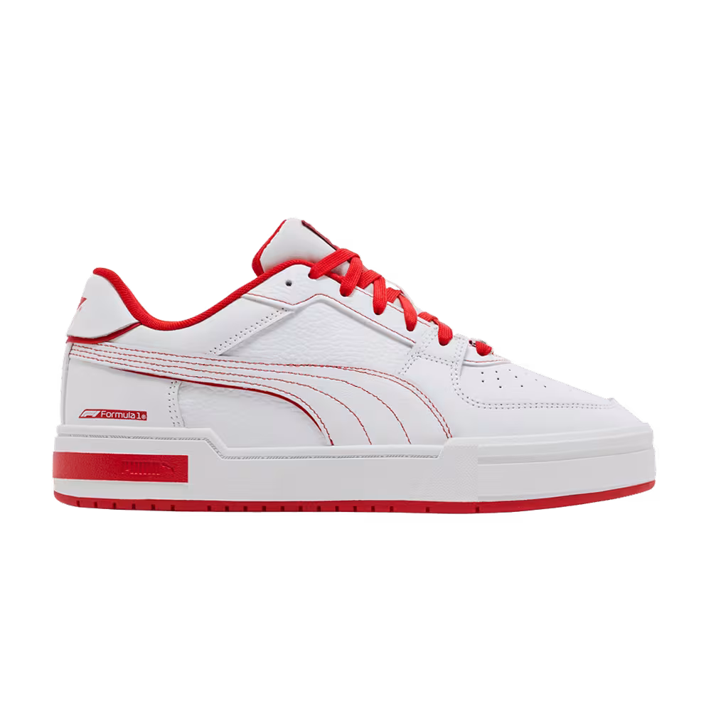 Formula 1 x Puma CA Pro White Pop Red