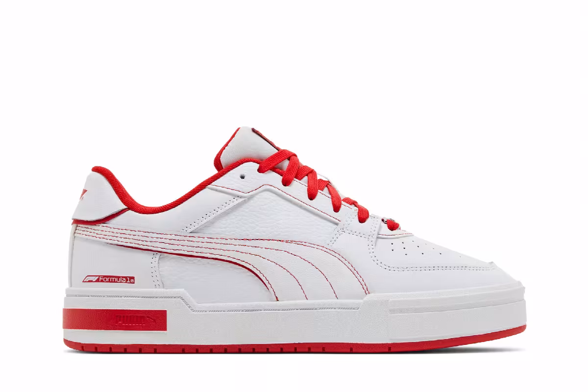 Formula 1 x Puma CA Pro White Pop Red, view 2