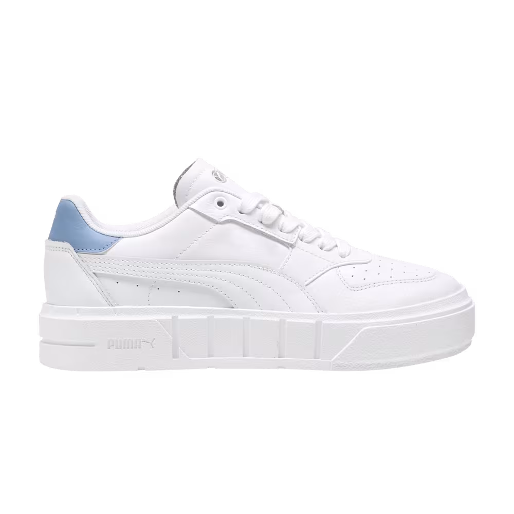 Puma Women's Cali Court Leather White Zen Blue