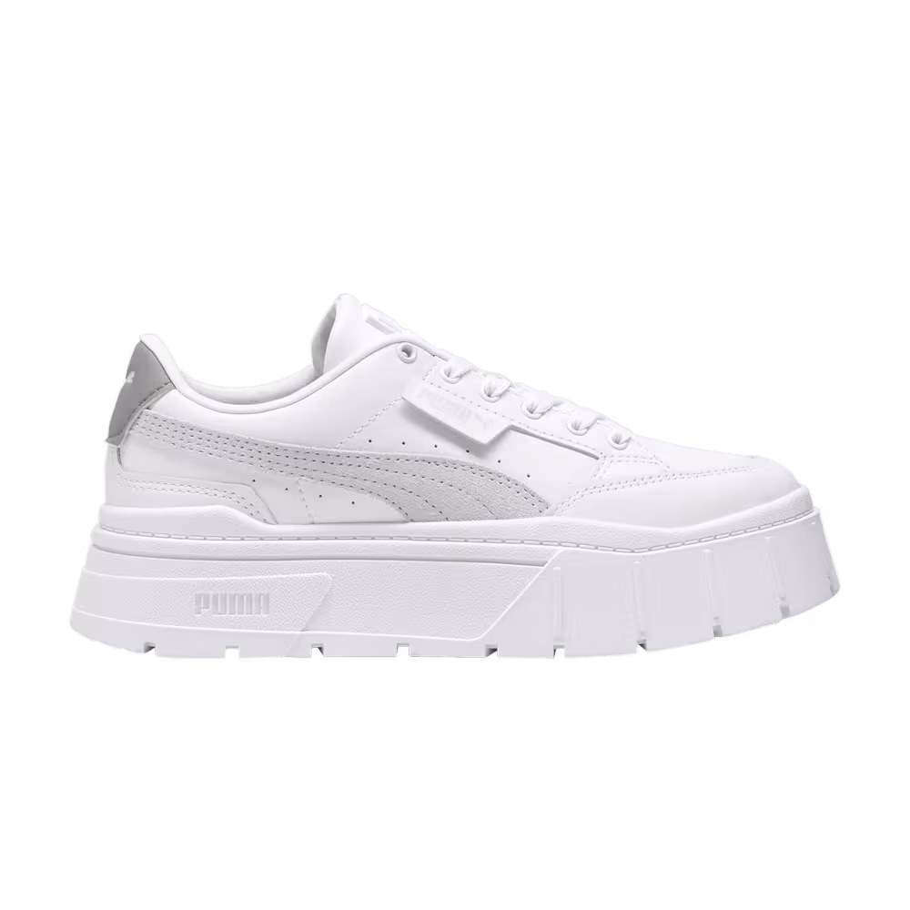Puma Women's Mayze Stack White Stormy Slate