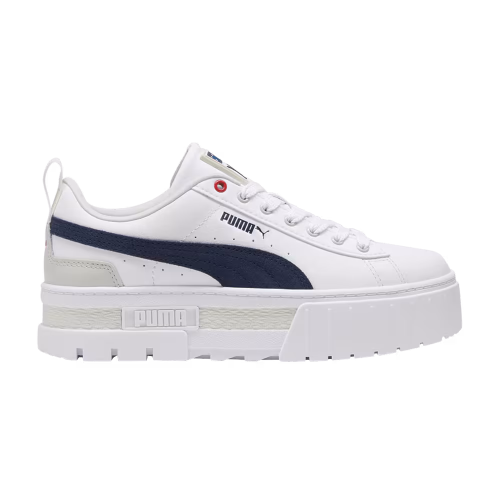 Puma Women's Mayze White Club Navy
