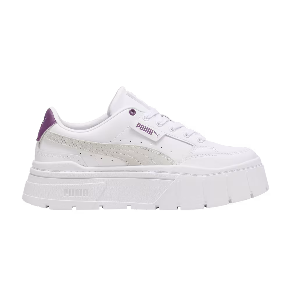 Puma Women's Mayze Stack White Crushed Berry