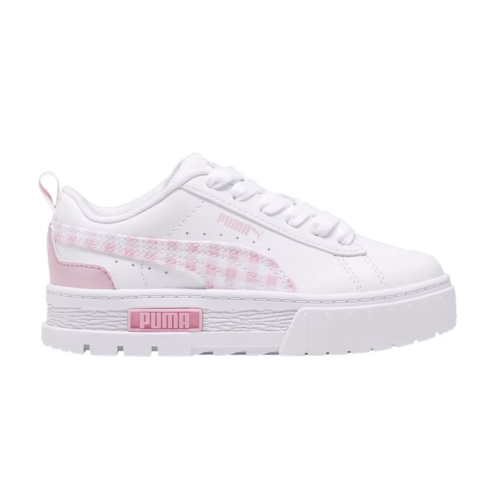 Puma Mayze Little Kid Gingham Cozy - Pink Lilac