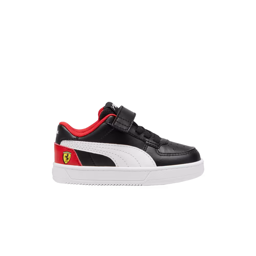 Scuderia Ferrari x Puma Caven 2.0 Infant Black Rosso Corsa