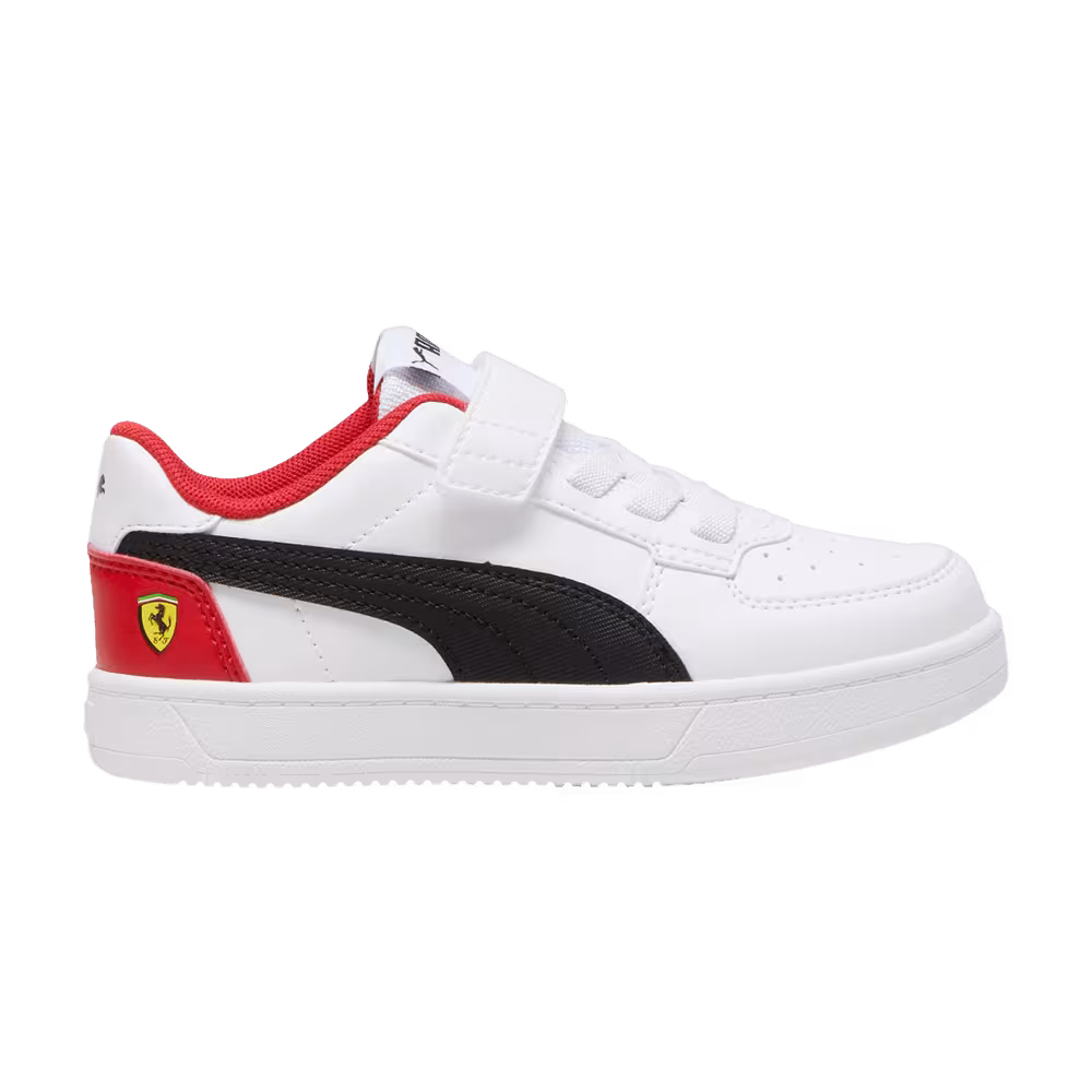 Puma Scuderia Ferrari x Caven 2.0 Little Kid White Rosso Corsa