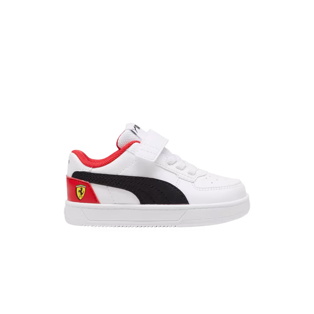 Scuderia Ferrari x Puma Caven 2.0 Infant White Rosso Corsa