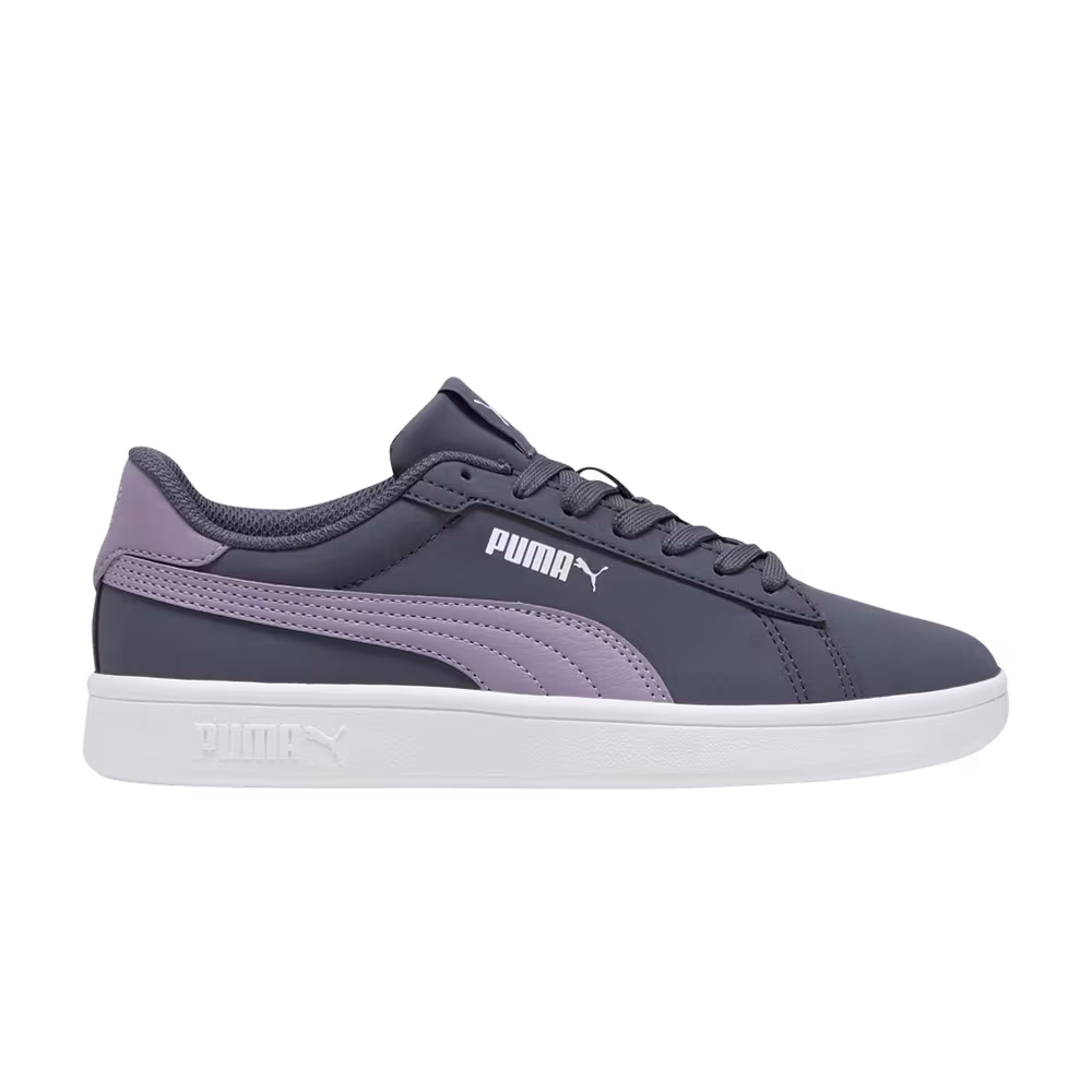 Puma Smash 3.0 Buck Big Kid Galactic Grey Pale Plum