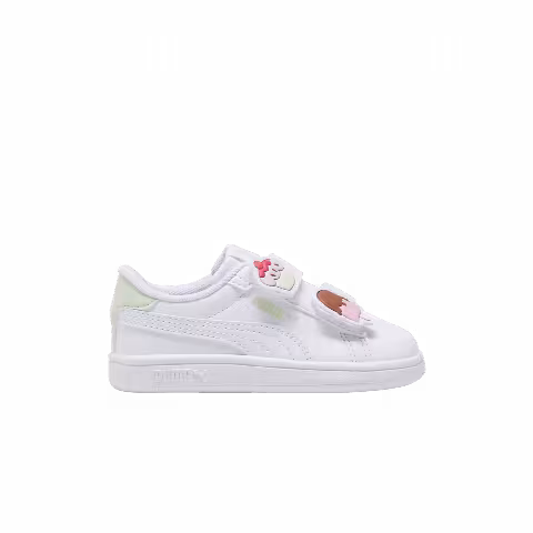 Puma Smash 3.0 V Infant 'Badges - White Green Illusion'