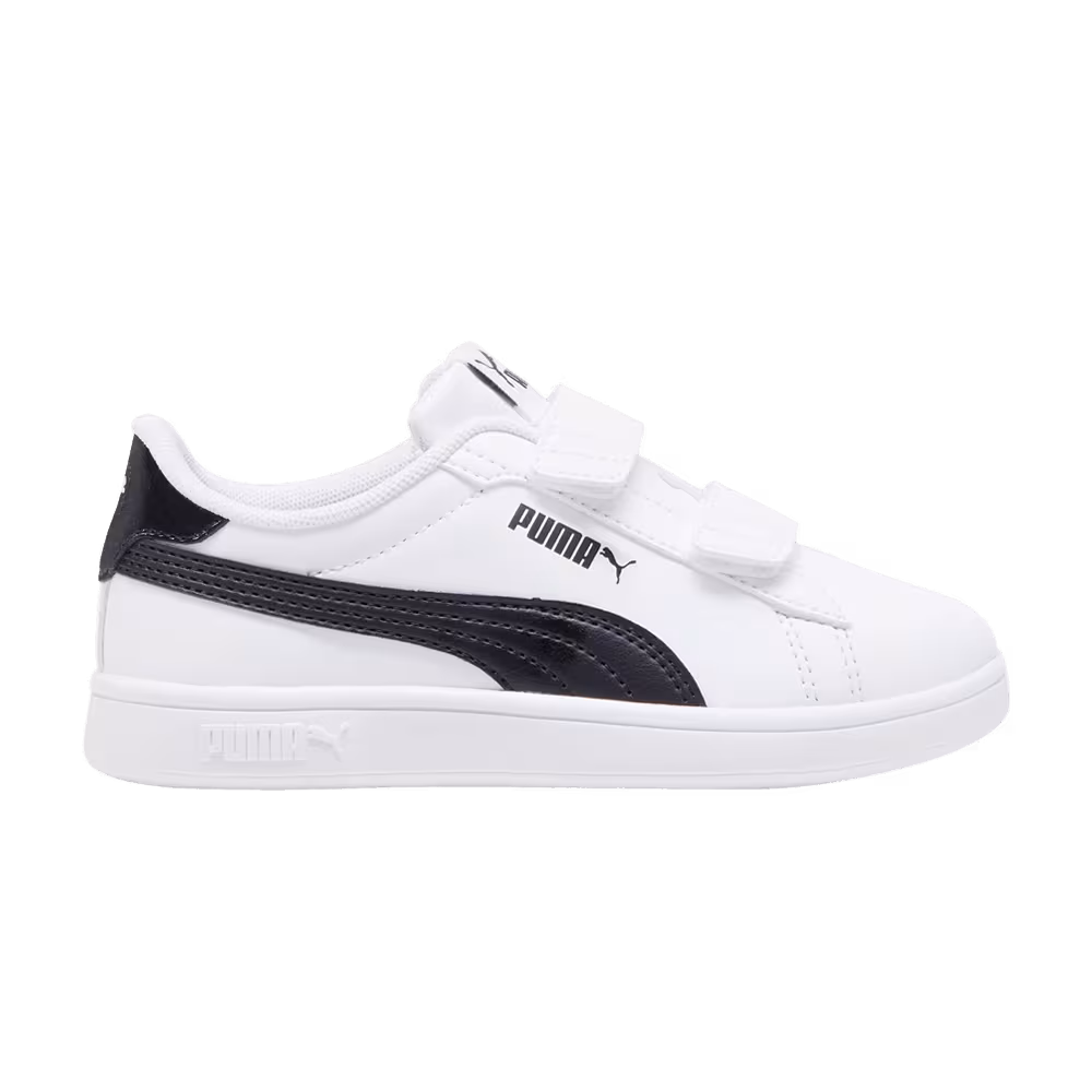 Puma Smash 3.0 Little Kid Nightkeeper - White Black