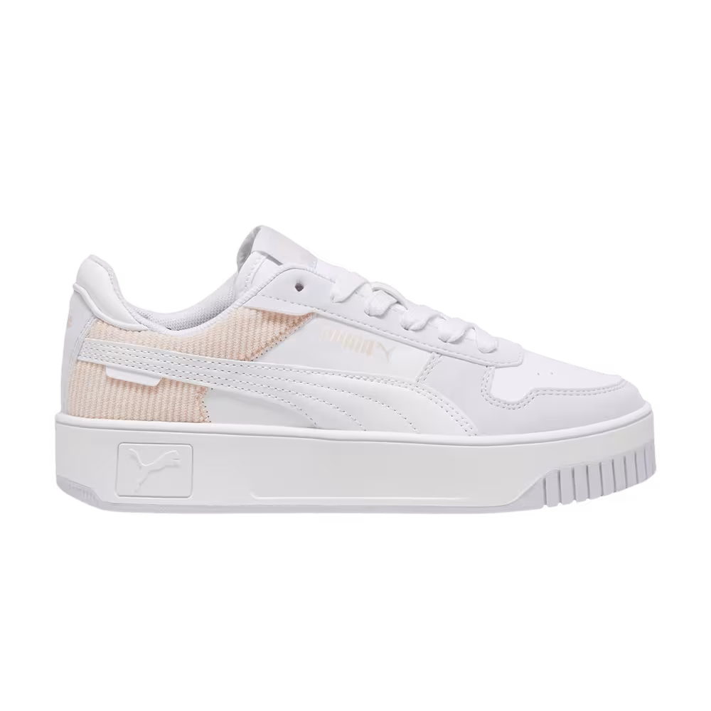 Puma Carina Street Corduroy Big Kid Silver Mist Island Pink