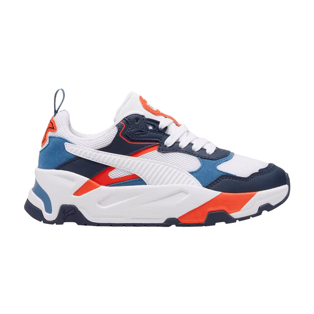 Puma Trinity Big Kid Navy White Redmazing