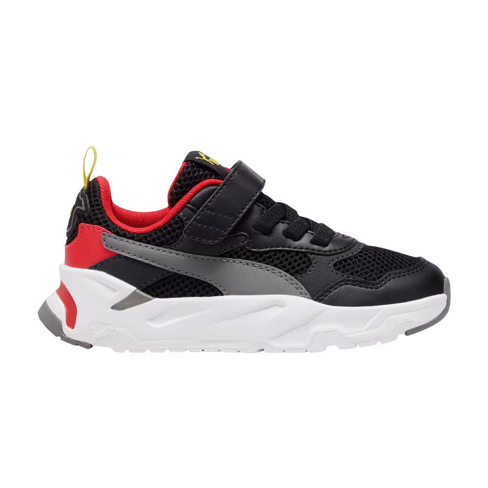 Scuderia Ferrari x Puma Trinity Little Kid Black Rosso Corsa