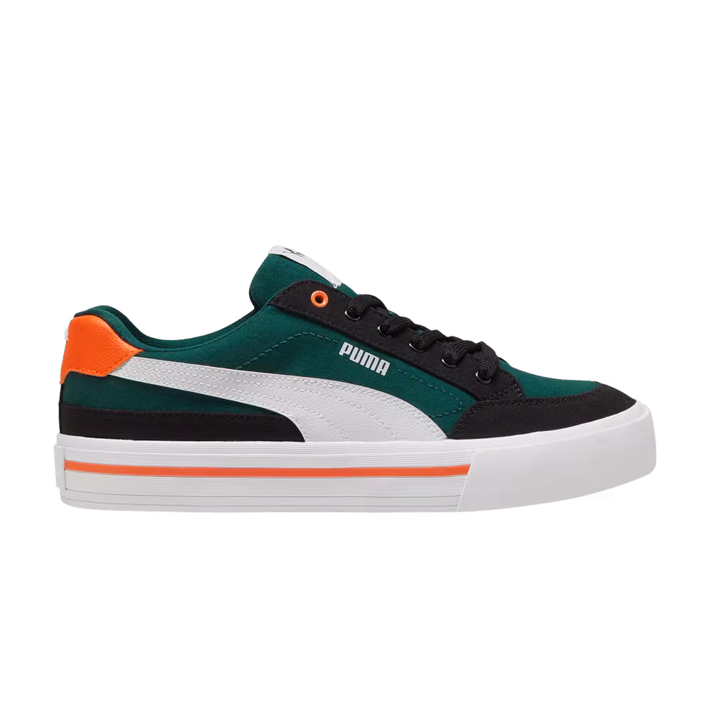 Puma Court Classic Vulc FS Dark Myrtle Silver Mist White
