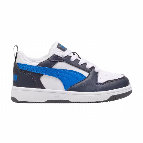 Puma Rebound V6 Low Little Kid 'Hyperlink Blue Galactic Grey'