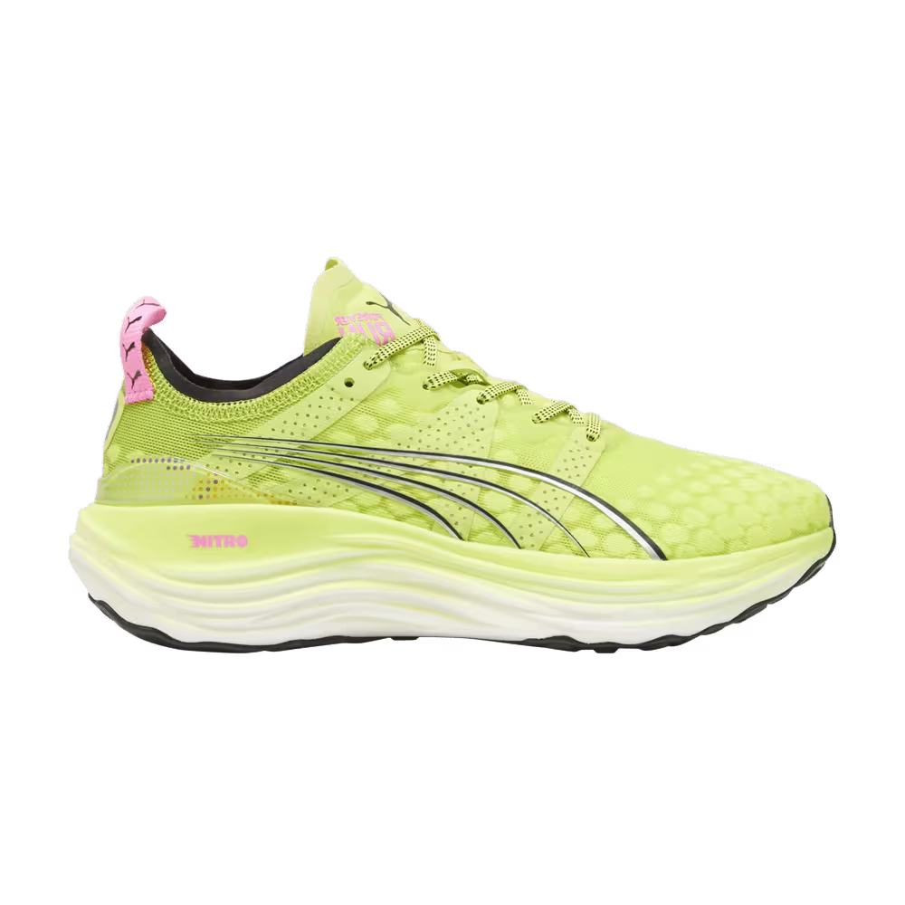 Puma Women's ForeverRun Nitro Lime Pow Black