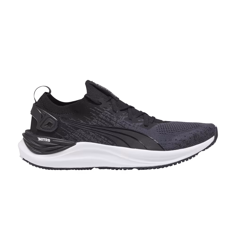 Puma Women's Electrify Nitro 3 Knit Black White
