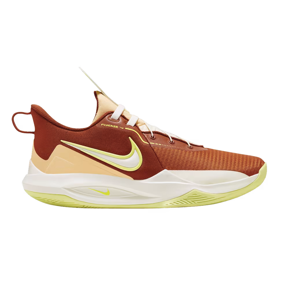 Nike Precision 6 FlyEase Rugged Orange Light Lemon Twist