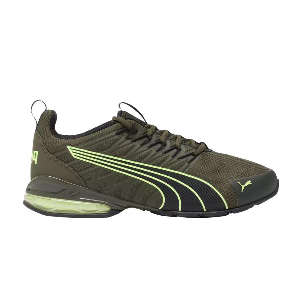 Puma Voltaic Evo Wide Dark Olive Fizzy Apple