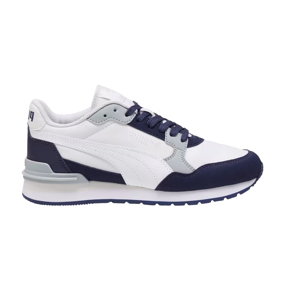 Puma ST Runner v4 Nylon Big Kid White Navy