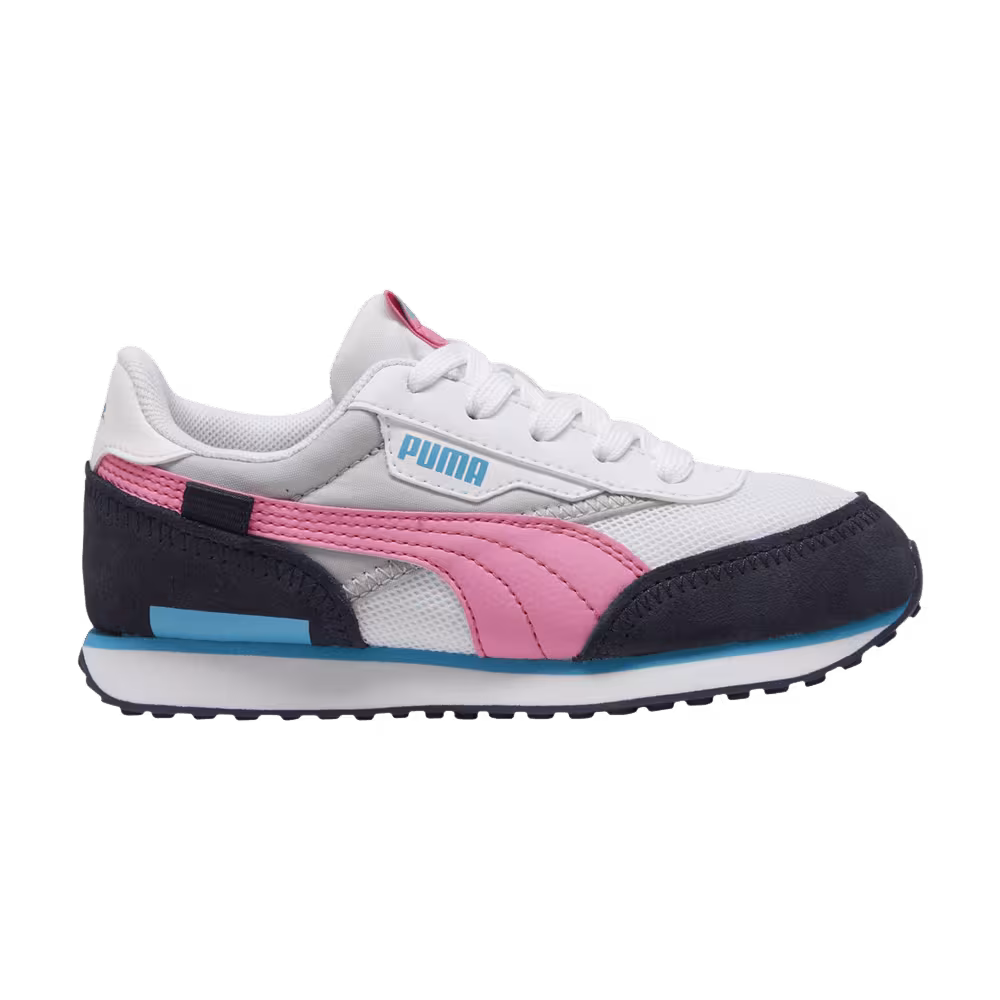 Puma Future Rider Little Kid Splash - White Navy Pink