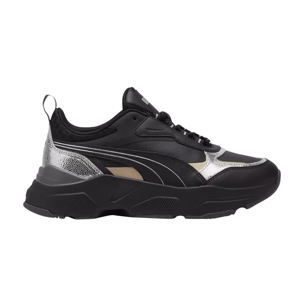 Puma Women's Cassia Metallic Shine - Black Gold