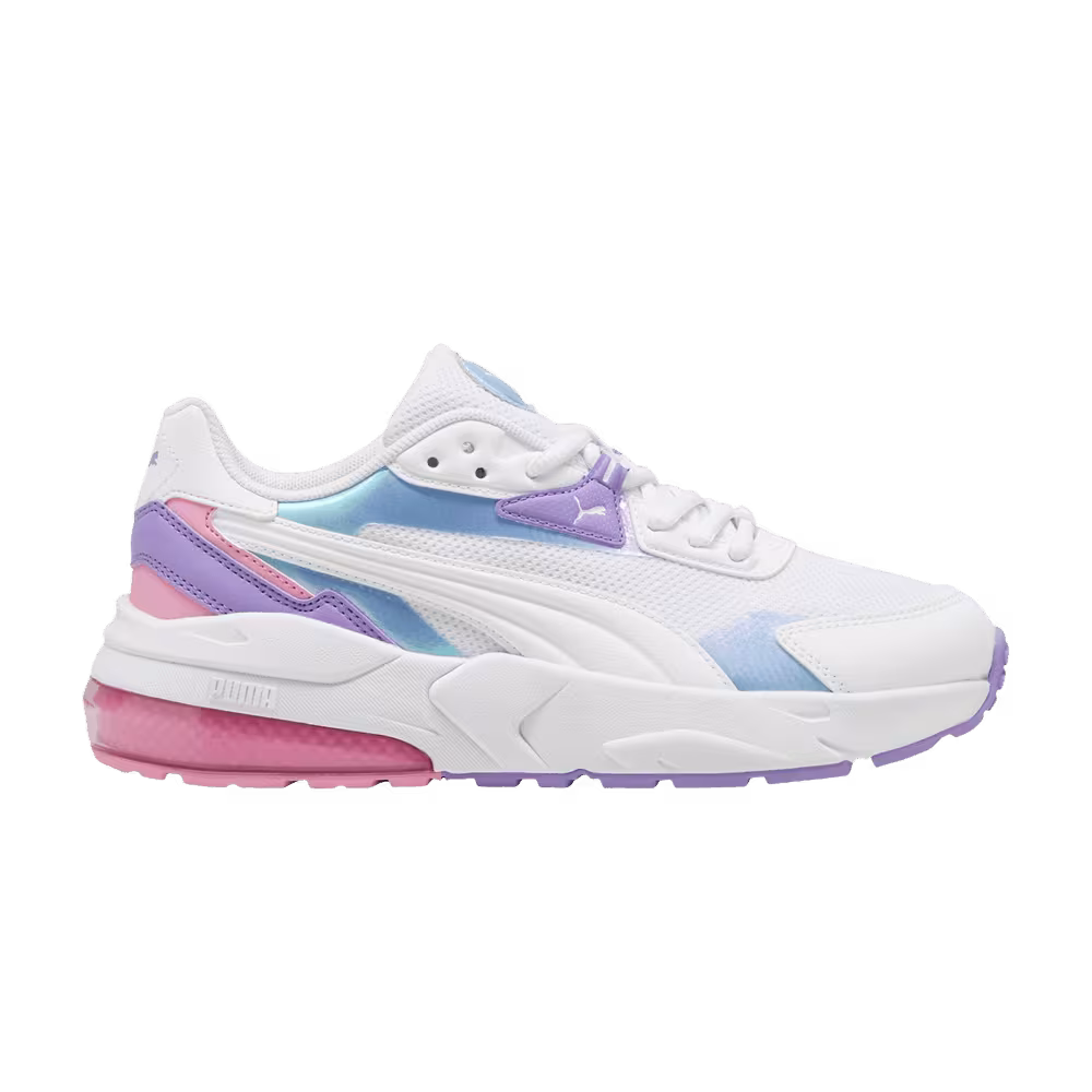 Puma Vis2K Big Kid Bouncy Sky - White Lavender Alert