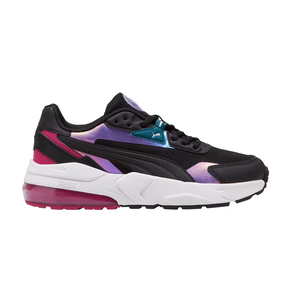 Puma Vis2K Big Kid Bouncy Sky - Black Magenta Gleam